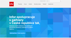 Desktop Screenshot of cz.infor.com