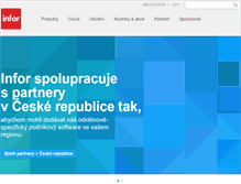Tablet Screenshot of cz.infor.com