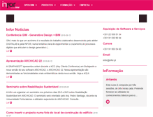 Tablet Screenshot of infor.pt