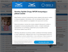 Tablet Screenshot of infor.pl