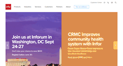 Desktop Screenshot of infor.com